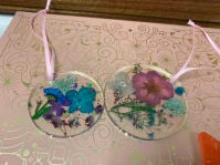 Resin flowers