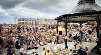 Margate Pride bandstand